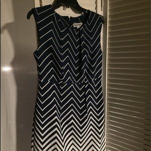 Shelby Palmer dress navy and white